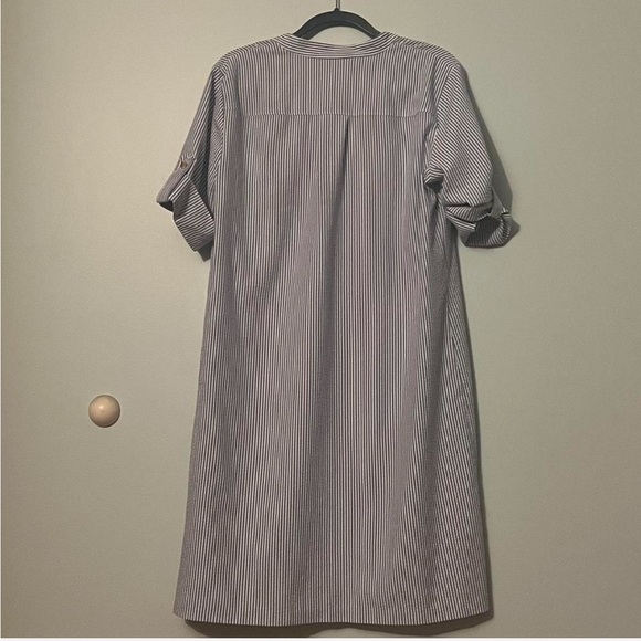 Anne Klein blue white striped dress Size 14 - Picture 2 of 7